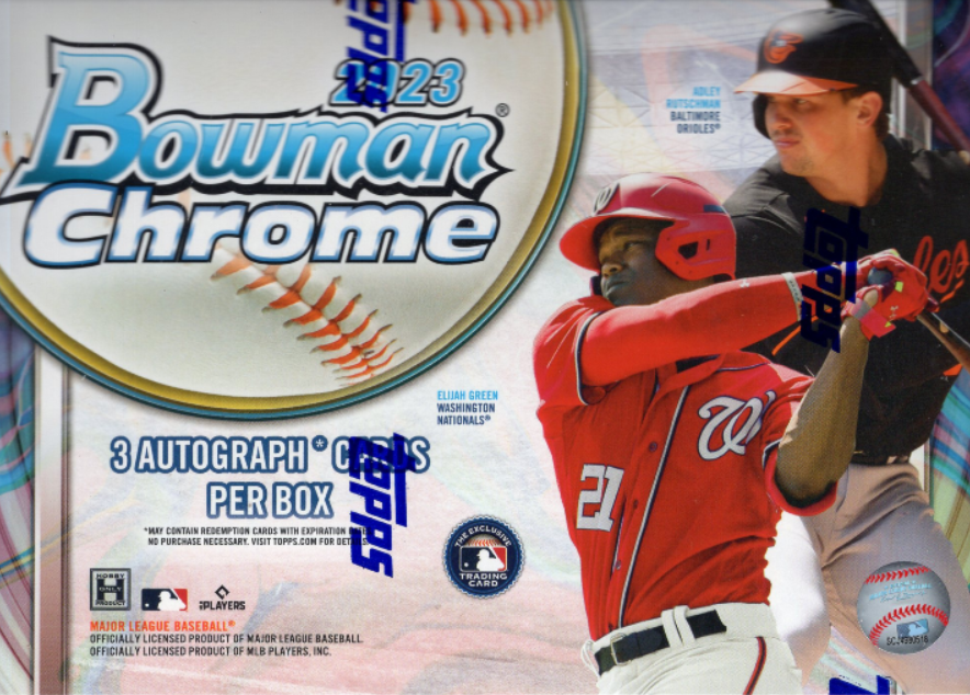 2023 Bowman Chrome Baseball HTA Choice Box Cards Infinity