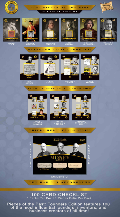 2023 Super Break Pieces of the Past Founders Edition 10 Box Case