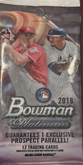 2018 Bowman Platinum Baseball Value Pack
