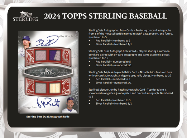 2024 Topps Sterling Baseball Hobby Box