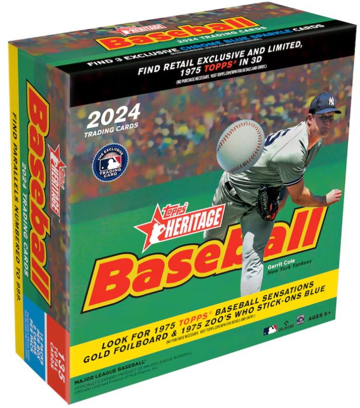 2024 Topps Heritage Baseball Giant Monster Box Cards Infinity