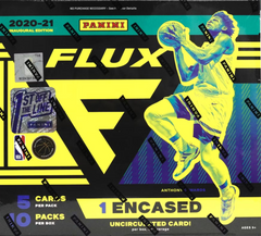 2020/21 Panini Flux Basketball 1st Off The Line Hobby Box