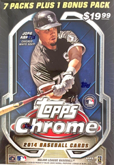 2014 Topps Chrome Baseball Blaster Box