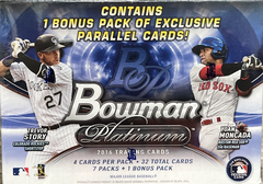 2016 Bowman Platinum Baseball Blaster Box