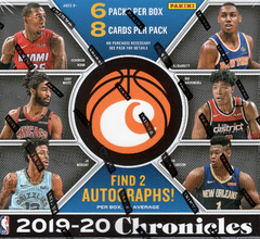 2019/20 Panini Chronicles Basketball Hobby Box