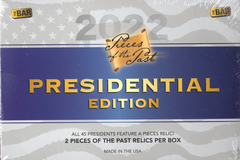 2022 Super Break Pieces of the Past Presidential Edition 20 Box Case
