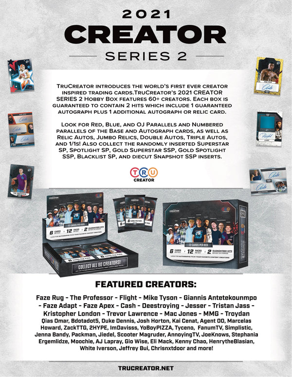 2021 TruCreator Creators Collection Series 2 Hobby Box